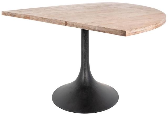 Nest Home Collections Megan Medium Grey Quarter Round Dining Table-0