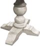 Liberty Furniture Heartland Antique White Pedestal Side Table with Tobacco Top-3