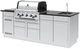 Broil King® Imperial™ 590iE 63" Black Natural Gas Outdoor Kitchen Kit-2
