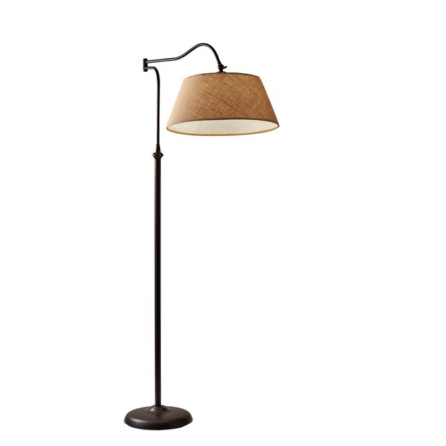 Adesso® Rodeo Antique Bronze Floor Lamp-0