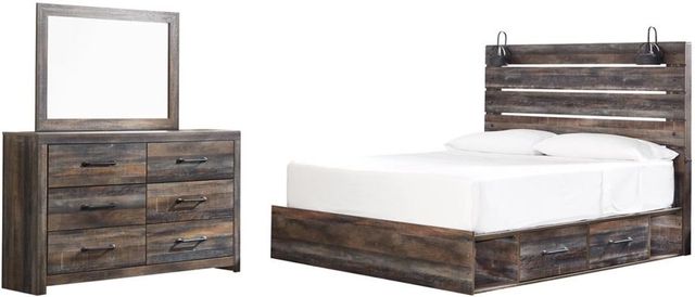 Signature Design by Ashley® Drystan 2-Piece Multi King Panel Bed Set-0