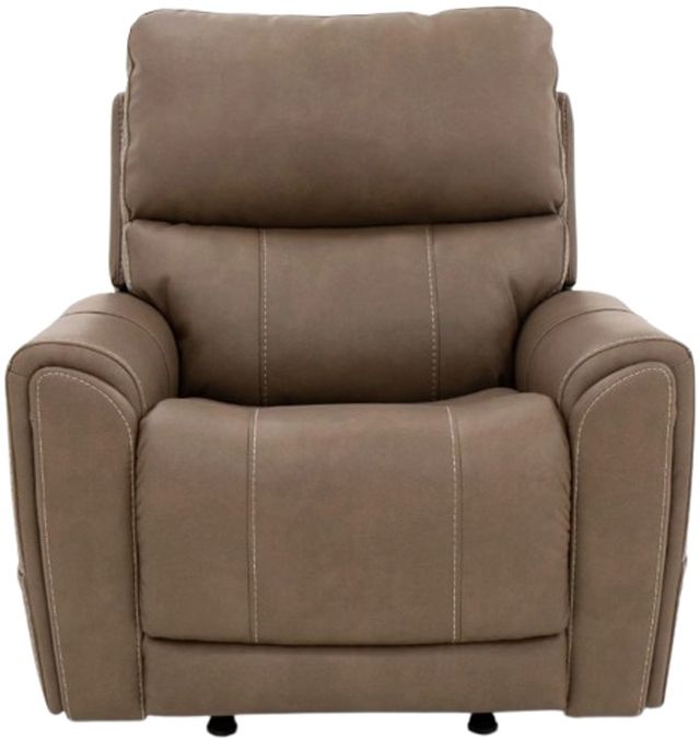 Flexsteel® Carter Cappuccino Power Rocking Recliner with Power Headrest and Lumbar-0