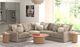 Jackson Furniture Turner 3-Piece Mushroom L-Shape Sectional-1