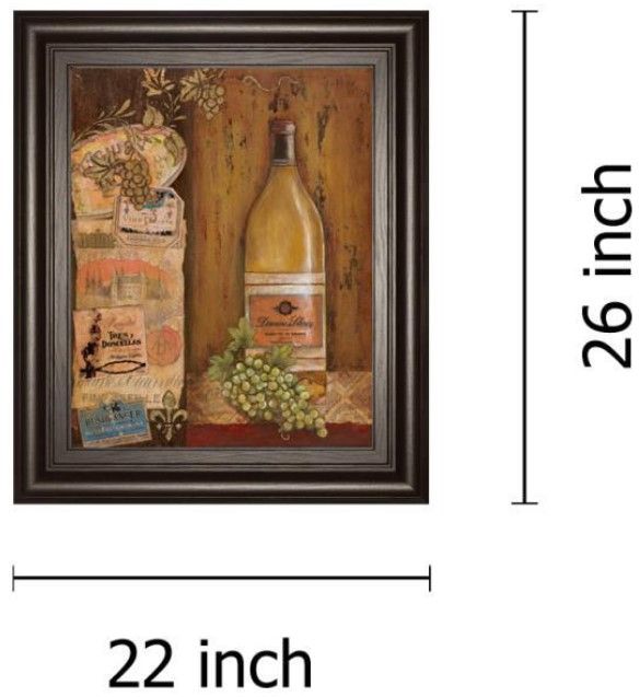 Classy Living Tava Studio Vintage White 22" Wall Art-2