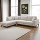 Furniture of America® Watton Light Gray Left Chaise Sectional-2