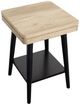 Magnussen Home® Fletcher Driftwood Accent Table with Black Base-2