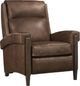 Hooker® Furniture Whitton Studio Chocolate Power Recliner with Power Headrest-0