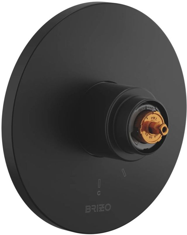 Brizo Roccesco™ Matte Black Pressure Balance Valve Only Trim-0