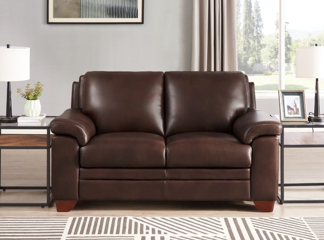 Hydeline® Magnum Chestnut Brown Loveseat-2