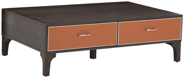 Michael Amini® 21 Cosmopolitan™ Umber Rectangular Cocktail Table-0