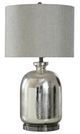 StyleCraft Kassiania Silver Glass Table Lamp-0