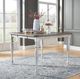 Liberty Furniture Ocean Isle Weathered Pine Gathering Table with Antique White Base-2