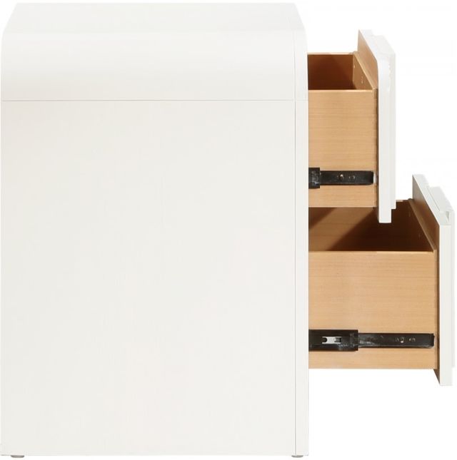 Meridian Furniture Fluted Cream Nightstand-2