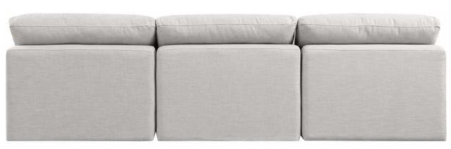Meridian Furniture Cube 3-Piece Cream 105" Modular Sectional Armless Sofa-3