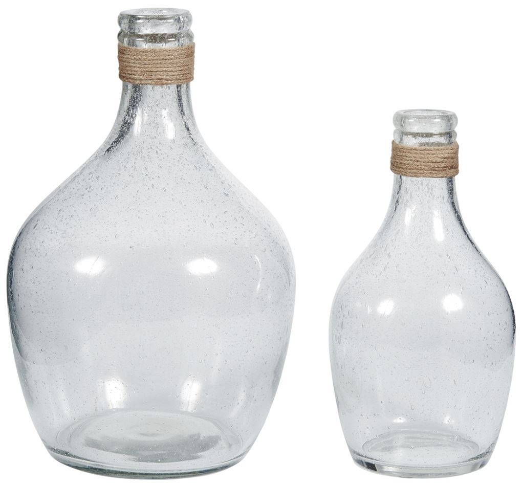 Signature Design by Ashley® Marcin 2-Piece Clear Vase Set