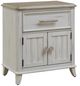 American WoodCrafters Beach Comber Brown/Weathered White Nightstand-0