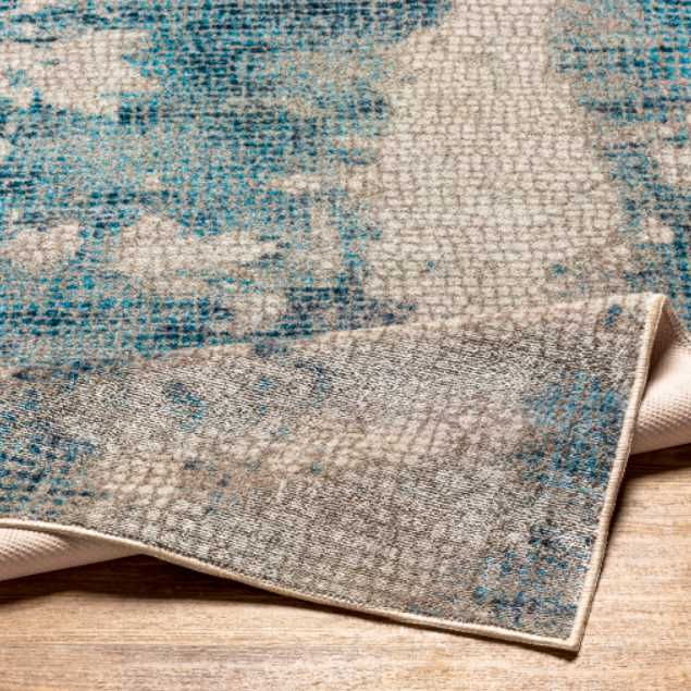 Surya Jefferson Beige/Blue 4'x6' Area Rug-4