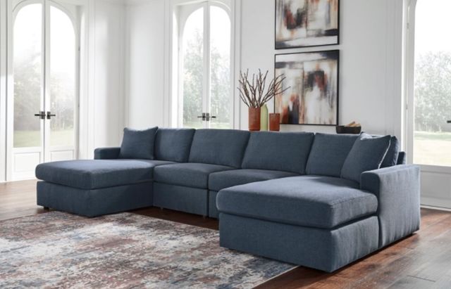 Signature Design by Ashley® Modmax 4-Piece Ink Modular Sectional and Double Chaise-1