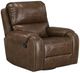 Albany Industries Winslow Brown Manual Swivel Glider Recliner-0