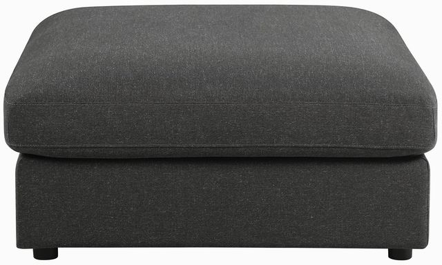 Coaster® Serene Charcoal Upholstered Ottoman-0