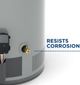 GE® RealMAX® Platinum 50 Gallon Short Natural Gas Atmospheric Water Heater-3