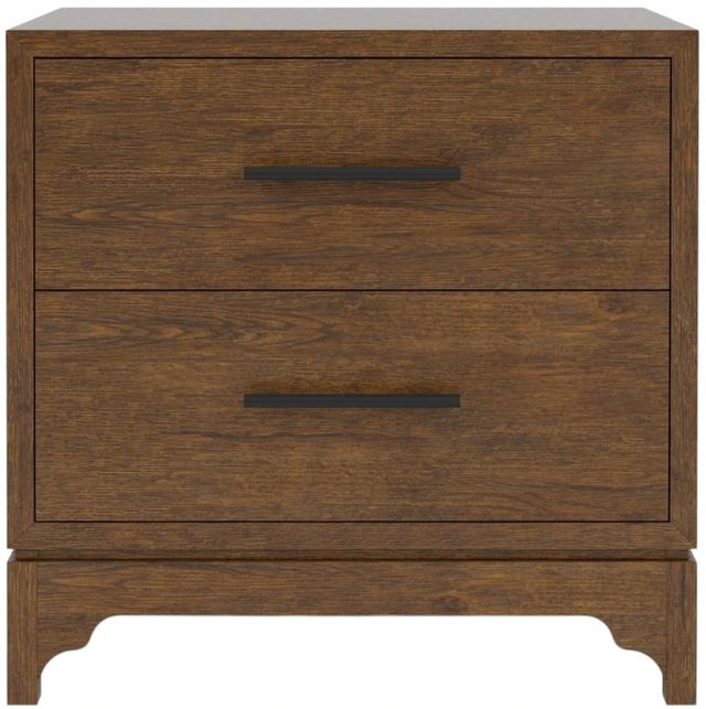 Riverside Furniture Calhoun Whiskey Oak 2-Drawer Nightstand-2