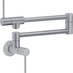 Franke Pescara Satin Nickel Wall Mounted Pot Filler