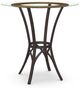 Amisco Customizable Kai 42" Clear Glass Bar Table-0