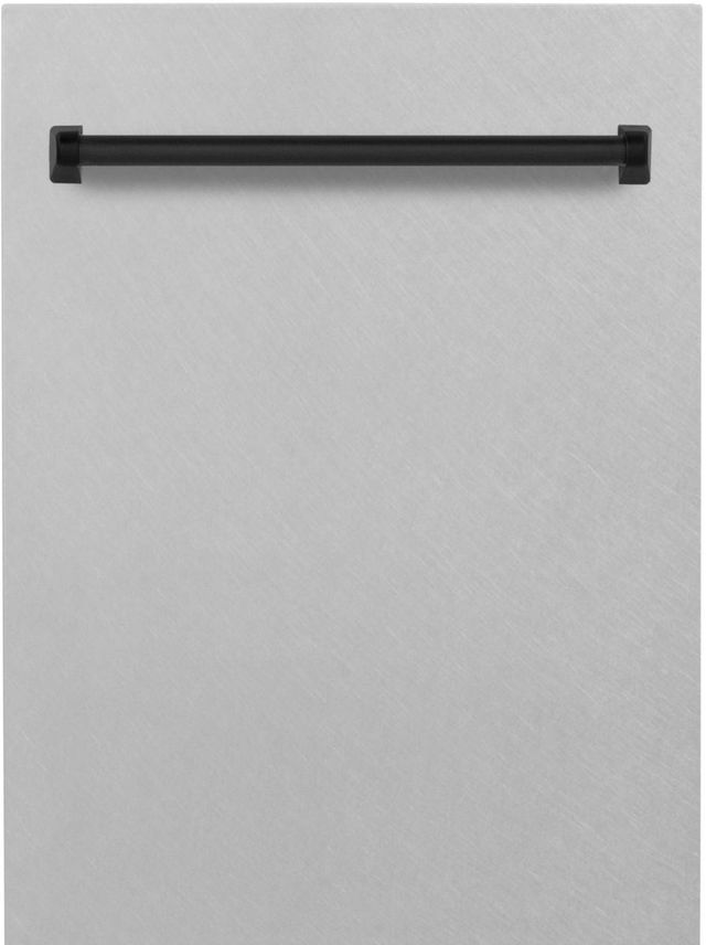 ZLINE Autograph Edition Tallac 18" Fingerprint Resistant Satin Stainless Steel Dishwasher Panel-0