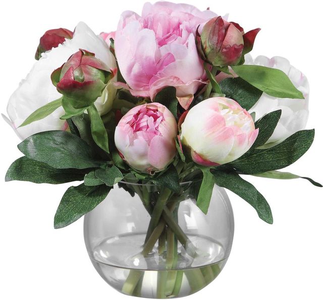 Uttermost® Blaire Cream/Pink Peony Bouquet-0