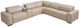 Drew & Jonathan Home Ivory Leather 6pc Reclining Sectional-2