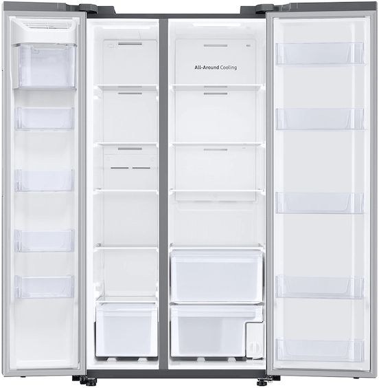 Samsung 36 in. 28.0 Cu. Ft. Fingerprint Resistant Stainless Steel Side-by-Side Refrigerator-2