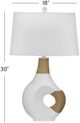 Bassett Mirror Nigel Matte White Table Lamp-3