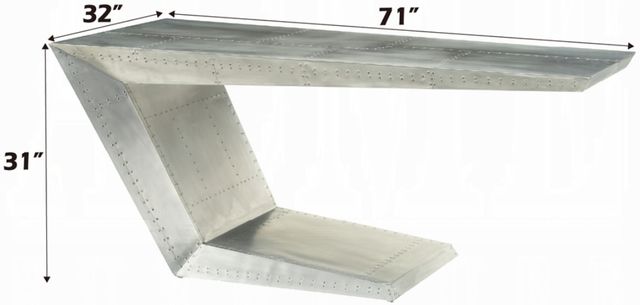 ACME Furniture Brancaster Aluminum Executive Writing Desk-3