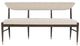 Currey & Company Arlan Coffee Brown Bench-1