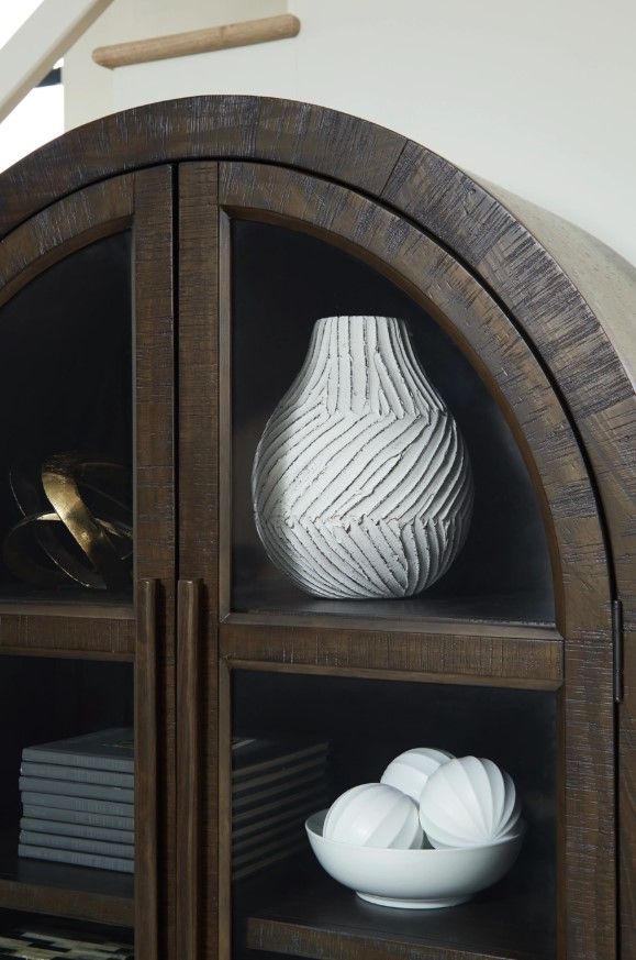 Signature Design by Ashley® Benhall Dark Brown Accent Cabinet-4