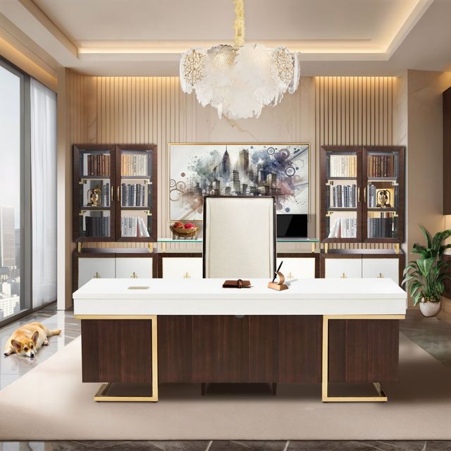 Michael Amini® Almara Gold 7-Light Chandelier-1