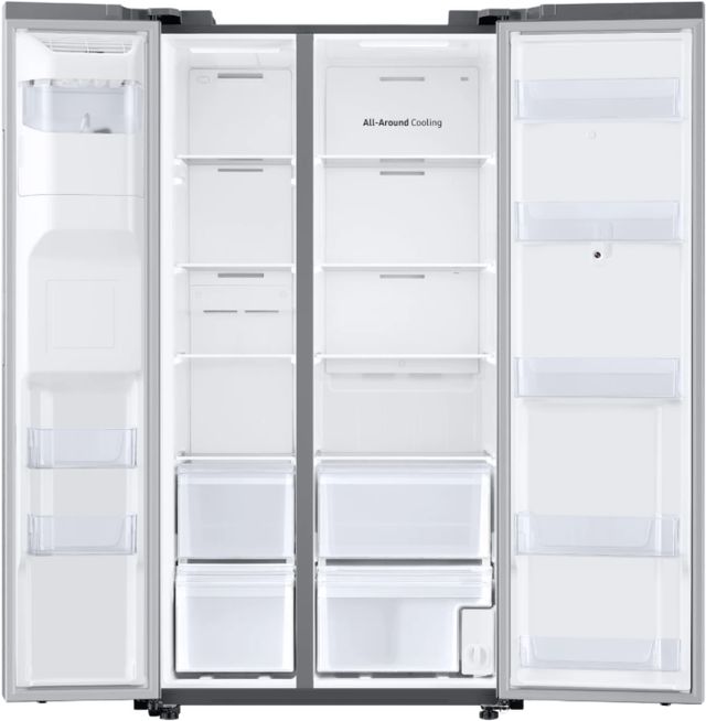 Samsung 21.5 Cu. Ft. Stainless Steel Counter Depth Side by Side Refrigerator-1