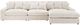 Coaster® Blaine 3-Piece Sand Reversible Right-Arm Facing Sectional and Chaise-1