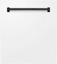 ZLINE Autograph Edition 24" White Matte Dishwasher Panel-0