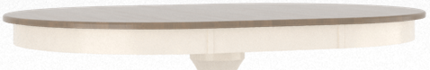 Canadel Customizable Weathered Gray Washed Wood Top Table with Canvas Pedestal -1
