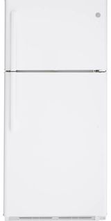 GE® 18.0 Cu. Ft. White Top Freezer Refrigerator