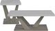 Elements International Greta 2-Piece Gray Occasional Table Set-0