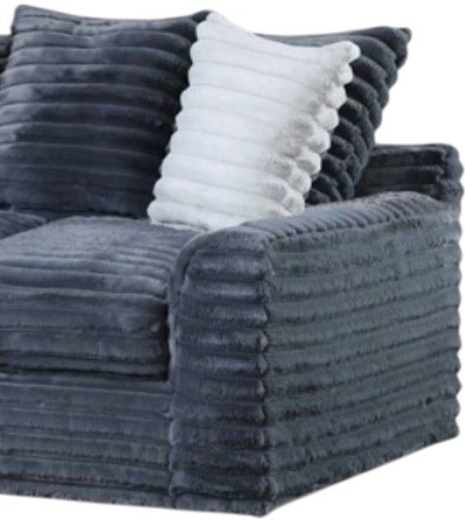 American Wholesale Furniture Jenna Charcoal Sofa-1