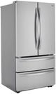 LG 36" 26.9 Cu. Ft. PrintProof™ Stainless Steel French Door Refrigerator-2