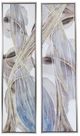 A & B Home 2-Piece Elongated Framed Wall Art Set-1