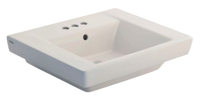 American Standard Boulevard® White 4" Centerset Pedestal Sink Top-0