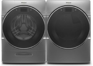 Whirlpool Chrome Shadow Laundry Pair