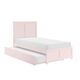 Homelegance Rowan & Rue Pink Twin Panel Bed with Trundle-0
