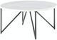 Elements International Cedric 2-Piece Black Occasional Table Set-1